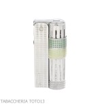 Imco Super Triplex two tone yellow and green chromed petrol lighter - Lighters - Metal