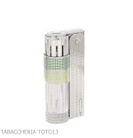 Imco Super Triplex two tone yellow and green chromed petrol lighter - Lighters - Metal