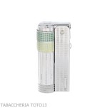 Imco Super Triplex two tone yellow and green chromed petrol lighter - Lighters - Metal