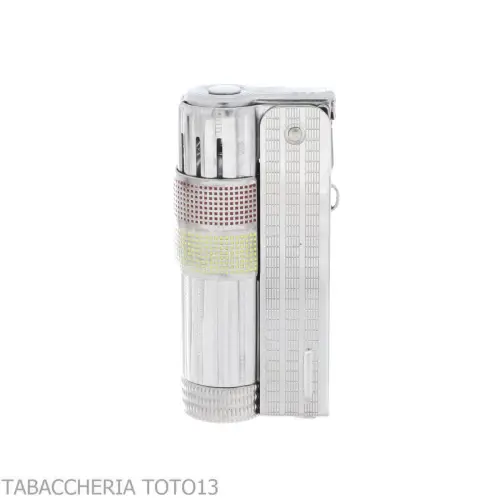 Imco Super Triplex two tone yellow and red chromed petrol lighter - Lighters - Metal