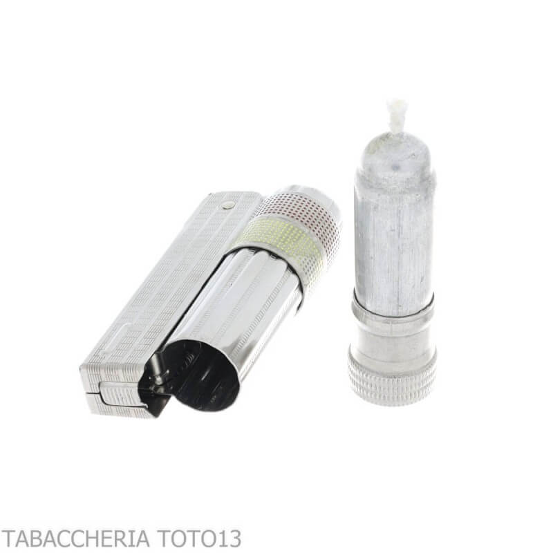 Imco Super Triplex briquet à essence bicolore jaune et rouge chromé - Imco