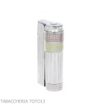 Imco Super Triplex two tone yellow and red chromed petrol lighter - Lighters - Metal