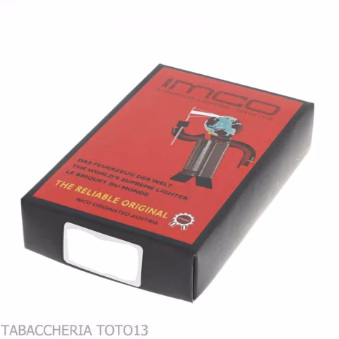 Imco Super Triplex two tone yellow and red chromed petrol lighter - Lighters - Metal