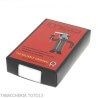 Imco Super Triplex briquet à essence bicolore jaune et rouge chromé - Imco