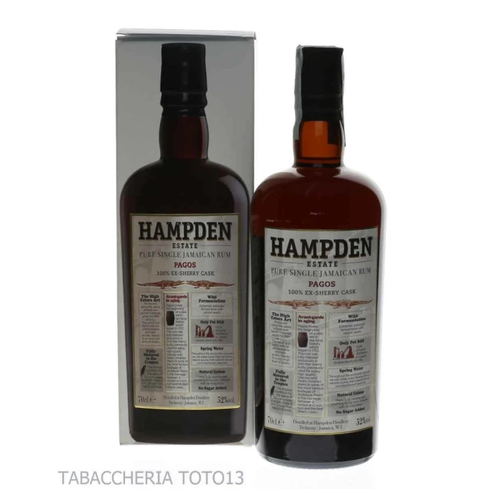 Hampden Estate Pagos sherry cask Vol.52% Cl.70