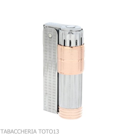 Imco Super Triplex chrome and rose gold petrol lighter - Lighters - Metal