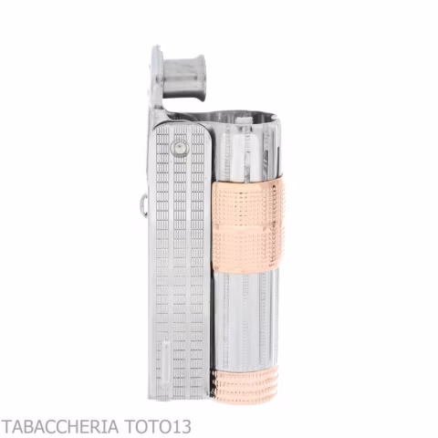 Imco Super Triplex accendino benzina cromato e oro rosa - Accendini