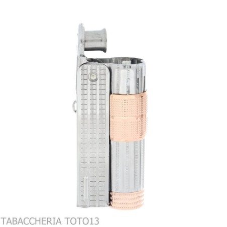 Imco Super Triplex chrome and rose gold petrol lighter - Lighters - Metal
