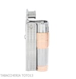 Imco Super Triplex accendino benzina cromato e oro rosa - Accendini