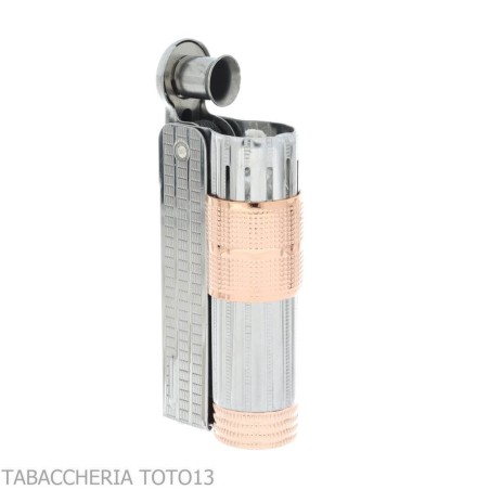 Imco Super Triplex chrome and rose gold petrol lighter - Lighters - Metal