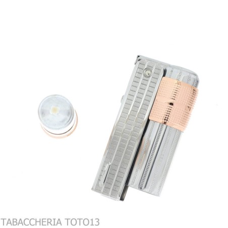 Imco Super Triplex chrome and rose gold petrol lighter - Lighters - Metal