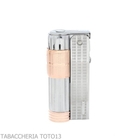 Imco Super Triplex chrome and rose gold petrol lighter - Lighters - Metal