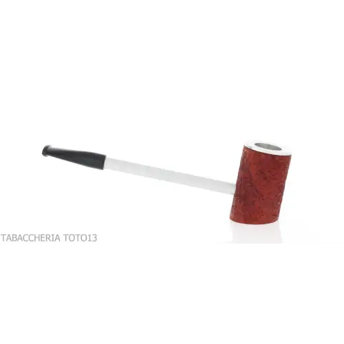 Tsuge Capito Metal sandblasted briar - Tobacco Pipes - Natural root, Metal