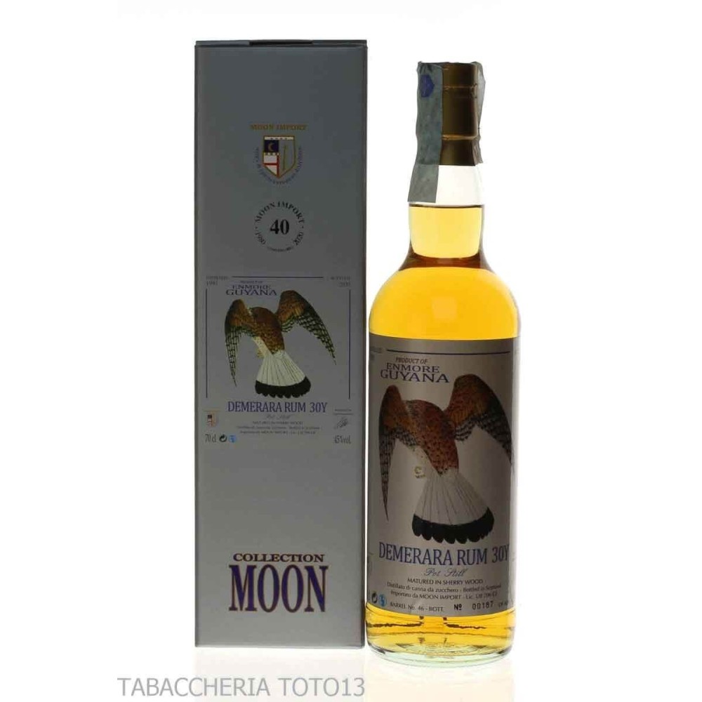 Demerara 1990 Enmore Guyana 30 yo Pepi Mongiardino Vol.45% Cl.70 - Licores