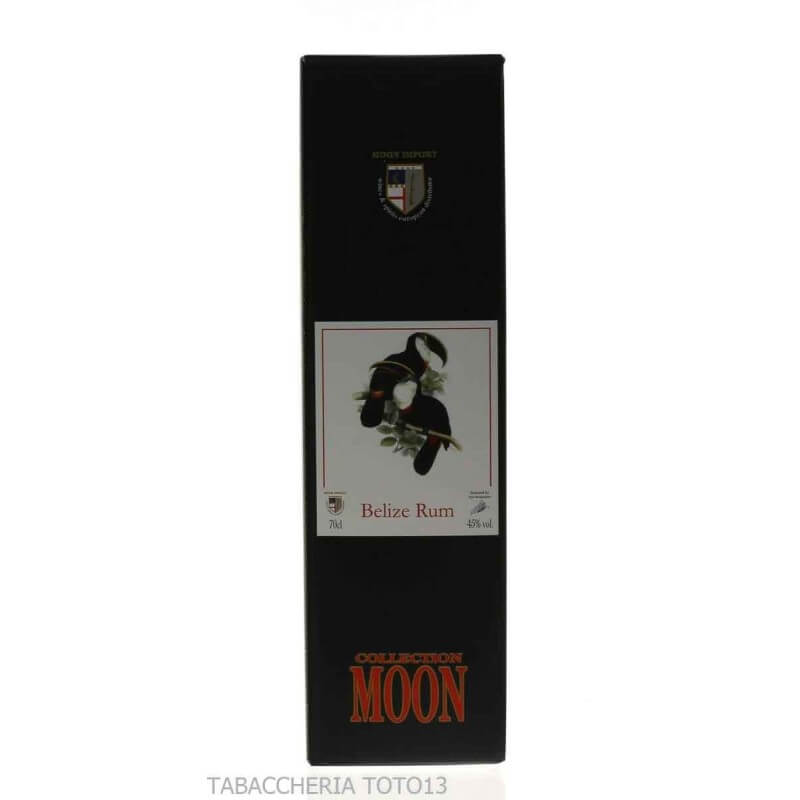 Rum Belize I Pappagalli Moon Import by Pepi Mongiardino Vol.45% Cl.70 - Moon import Mongiardino