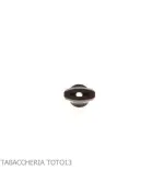 Embouchure en bruyère Fuma Toscani avec trou conique et pare-flammes argenté - Accessoires pour cigares toscans - Racine natu