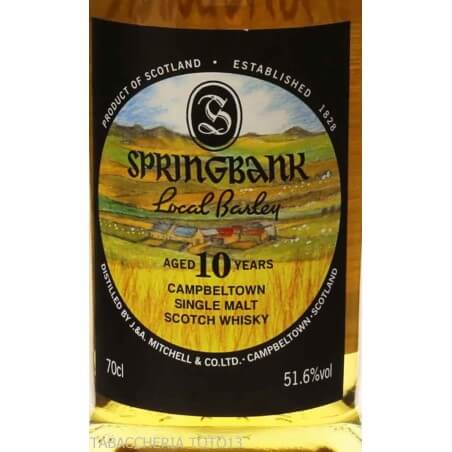 Springbank local barley 10 Y.O. Single Malt Vol. 51,6% Cl.70 Springbank Distillery Whisky