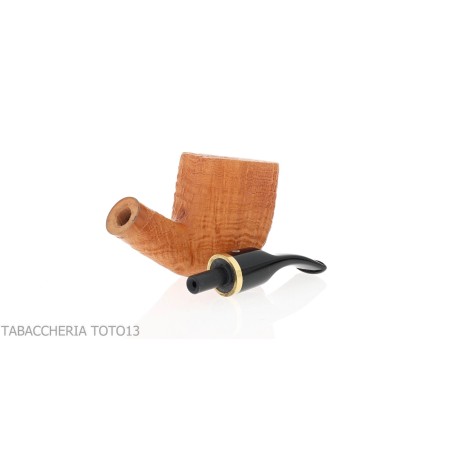 Arbutus forme panneau billard courbé bruyère sablée - Pipe Pour le Tabac - Bois