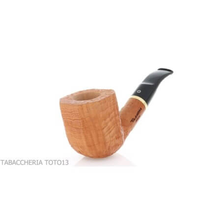 Arbutus unedo pipe shape panel billiard curved sandblasted briar Talamona pipe Talamona