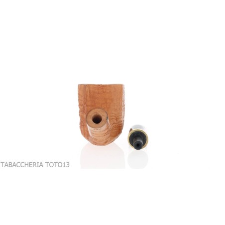 Arbutus forme panneau billard courbé bruyère sablée - Pipe Pour le Tabac - Bois
