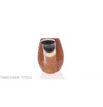 Arbousier en arbousier, forme billard courbé, bruyère sablée - Pipe Pour le Tabac - Racine naturelle
