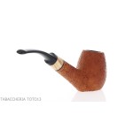 Arbousier en arbousier, forme billard courbé, bruyère sablée - Pipe Pour le Tabac - Racine naturelle