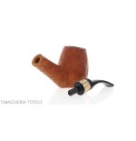 Arbousier en arbousier, forme billard courbé, bruyère sablée - Pipe Pour le Tabac - Racine naturelle