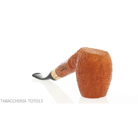 Arbousier en arbousier, forme billard courbé, bruyère sablée - Pipe Pour le Tabac - Racine naturelle