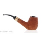 Arbousier en arbousier, forme billard courbé, bruyère sablée - Pipe Pour le Tabac - Racine naturelle