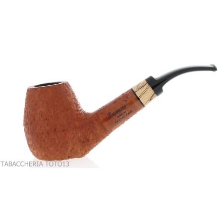 Arbousier en arbousier, forme billard courbé, bruyère sablée - Pipe Pour le Tabac - Racine naturelle