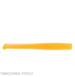 Straight mouthpiece in "light amber" methacrylate for corncob pipe - Accessories for tobacco pipes