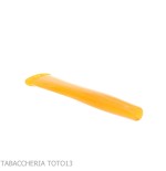 Straight mouthpiece in "light amber" methacrylate for corncob pipe - Accessories for tobacco pipes