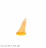 Straight mouthpiece in "light amber" methacrylate for corncob pipe - Accessories for tobacco pipes
