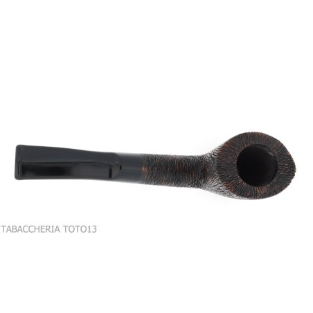 Pipe Brebbia Tundra forme Dublin bruyère peignée semi-courbée - Pipe Pour le Tabac - Racine naturelle