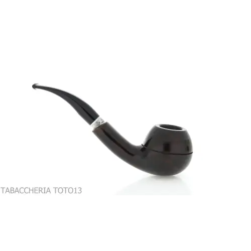 Pipe Brebbia 75 anniversaire Bent Apple bruyère en forme de noyer - Pipe Pour le Tabac - Racine naturelle