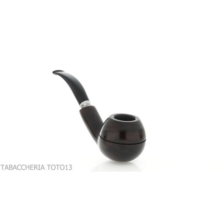 Brebbia 75 anniversario forma Bent Apple radica noce - Pipe