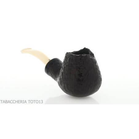 Pipa Talamona Sandblasted M curva brandy forma - Talamona pipe