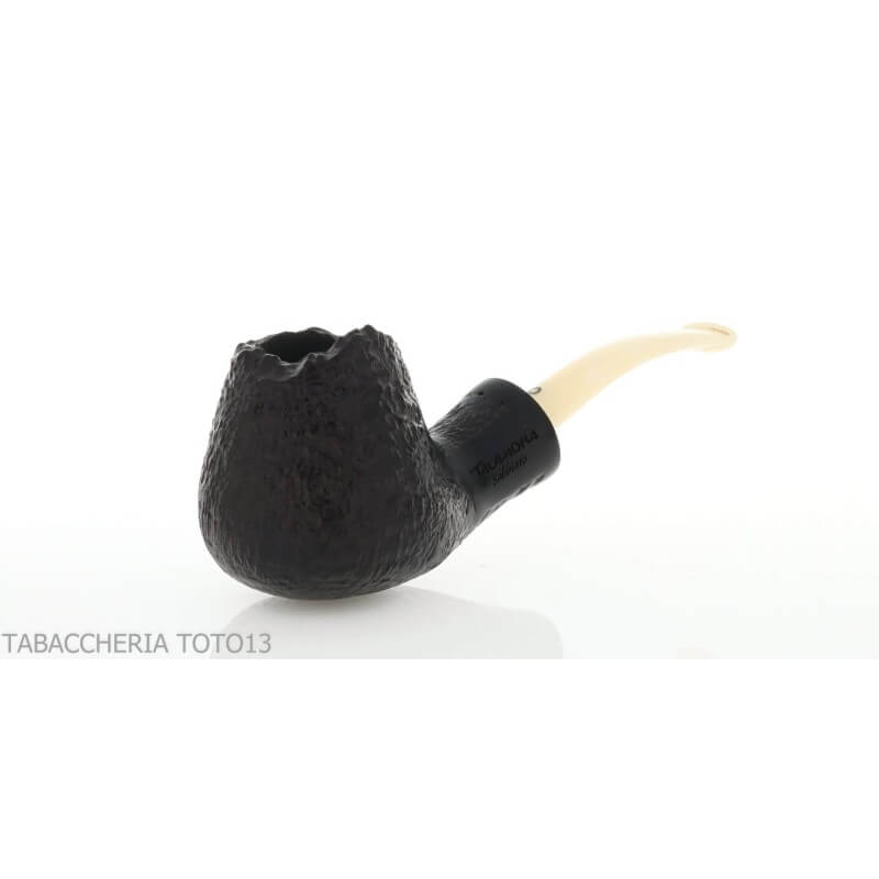 Pipa Talamona Sandblasted M curva brandy forma - Talamona pipe