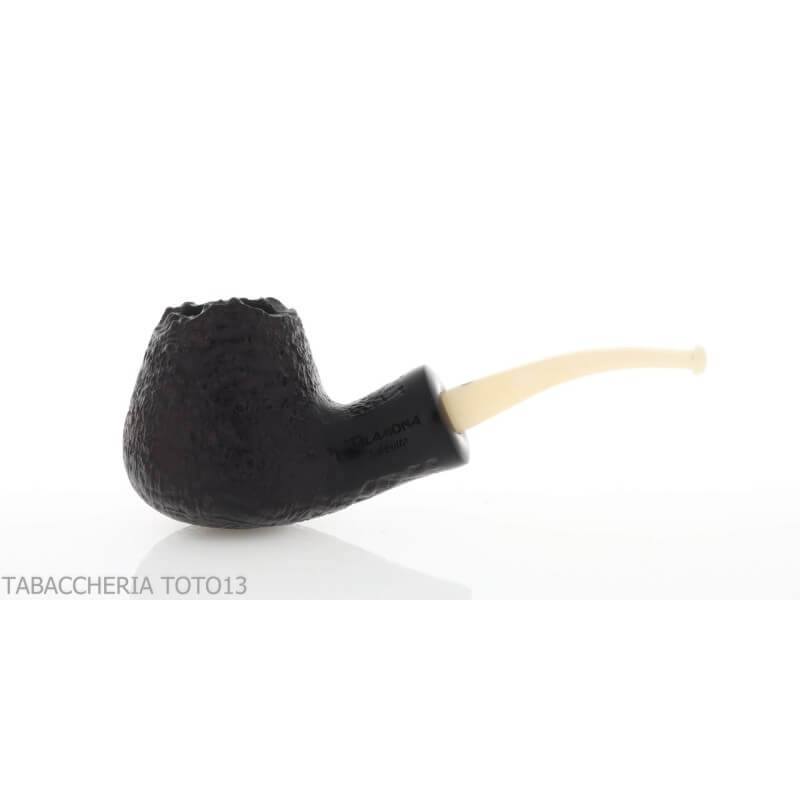 Pipa Talamona Sandblasted M curva brandy forma - Talamona pipe