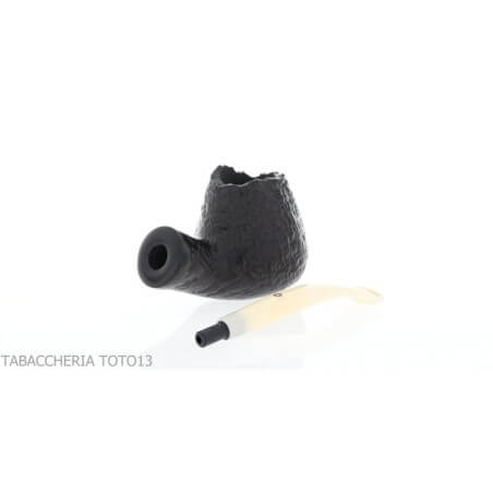 Pipa Talamona Sandblasted M curva brandy forma Talamona pipe Talamona