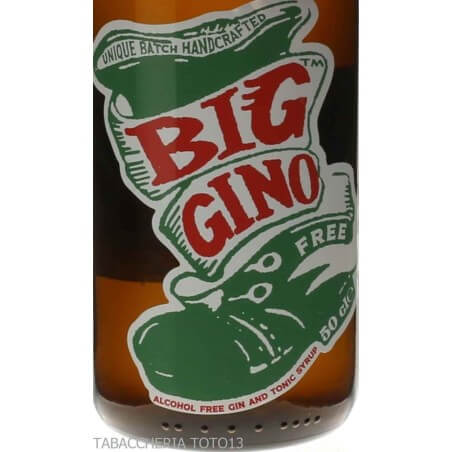 Big Gino gin alcohol free Vol.0% Cl.50 Roby Marton gin Zero Alcol Zero Alcol