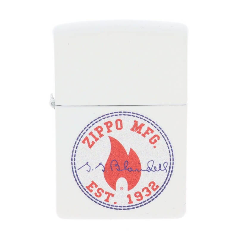 Zippo Eternal Flame on white enamel - Zippo