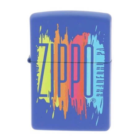 Zippo enameled design with multicolor logo Zippo Lighters Zippo