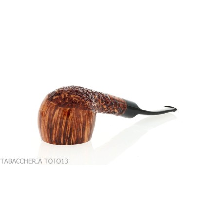 Pipe de billard Crown Viking légèrement courbée finition partiellement sablée-Winsløw Poul