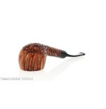 Pipa de billar Crown Viking ligeramente curvada con acabado parcialmente pulido-Winsløw Poul