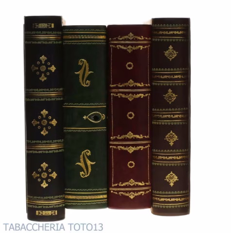 Bar book in Florentine leather decorated with pure gold - Accessories For Wine & Spirits And Glasses - Florentine leather