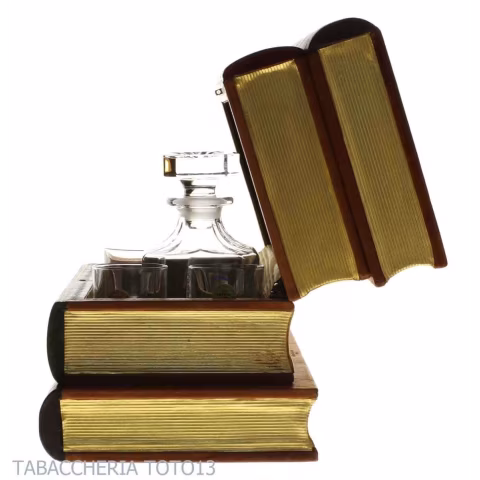 Bar book in Florentine leather decorated with pure gold - Accessories For Wine & Spirits And Glasses - Florentine leather