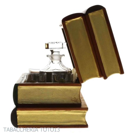 Barbuch aus florentinischem Leder, verziert mit reinem Gold - Zubehör Für Wein & Spirituosen Und Gläser