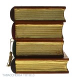 Bar book in Florentine leather decorated with pure gold - Accessories For Wine & Spirits And Glasses - Florentine leather