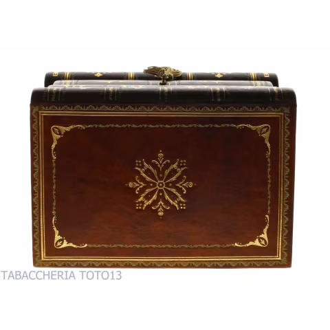 Bar book in Florentine leather decorated with pure gold - Accessories For Wine & Spirits And Glasses - Florentine leather